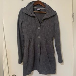 Patagonia - Better Sweater Long Jacket - Gray/Blue - Womens Medium - Used